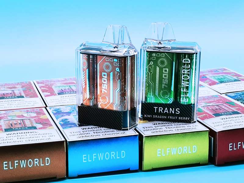 ELFWORLD TRANS 7500 VAPES 7500PUFF