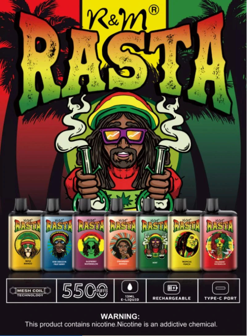 RM RASTA 5500 puffs RM RASTA 5500 puffs