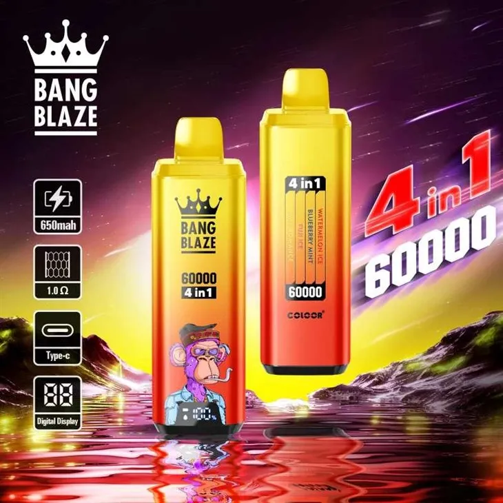 BANG BLAZE 60000 PUFFS 4 IN 1 FLAVOR BANG BLAZE 60000 PUFFS 4 IN 1 FLAVOR