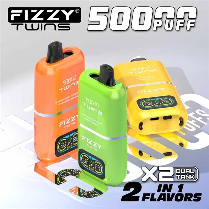 FIZZY TWINS 50000 Puffs Dual Flavors
