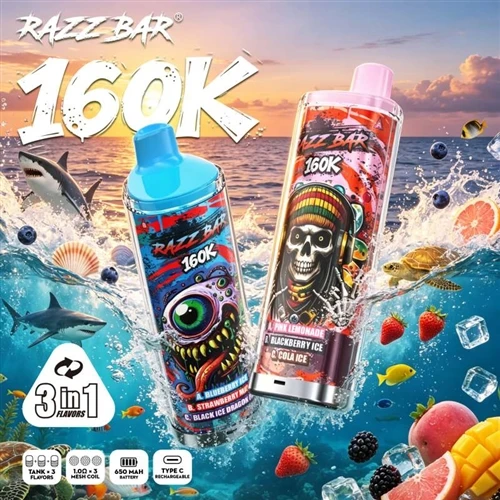 Razz Bar 160K: E-cigarečių pramonės atnaujinimo įžvalgos – pajėgumų, technolo...