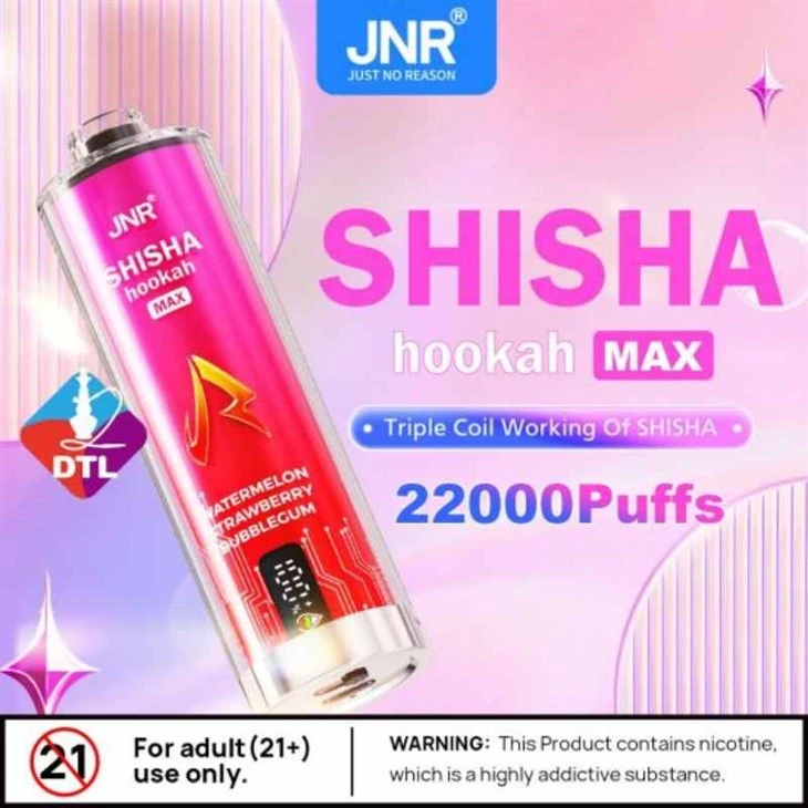 JNR Shisha Hookah Max 22000 JNR Shisha Hookah Max 22000