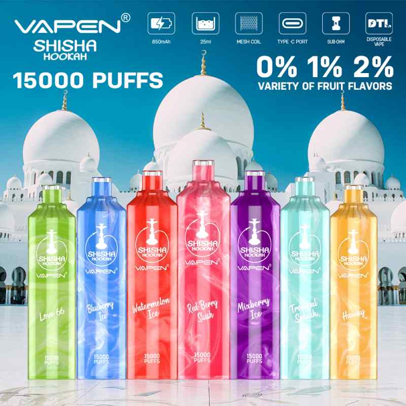 VAPEN SHISHA HOOKAH 15K puff vape VAPEN SHISHA HOOKAH 15K puff vape