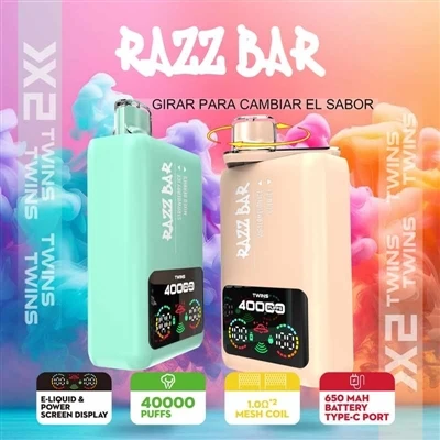 Kaip apie „Razz Bar 40000“ pūkų vape?
