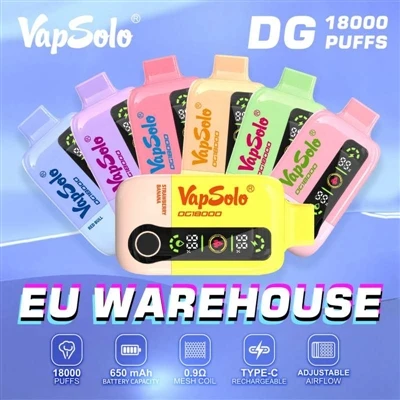 Kodėl „Vapsolo DG 18000 Puffs“ tapo pageidaujamu produktu VAPE entuziastams E...