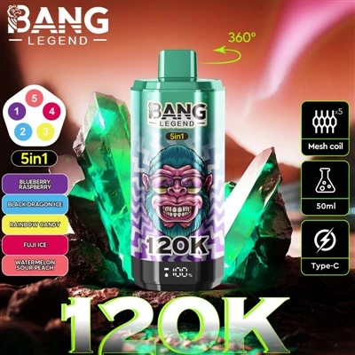BANG LEGEND 120K, leis jums patirti didžiausią malonumą