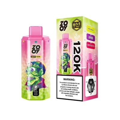 ZOOY 120K 6 IN 1 – didelės-talpos vienkartinė el
