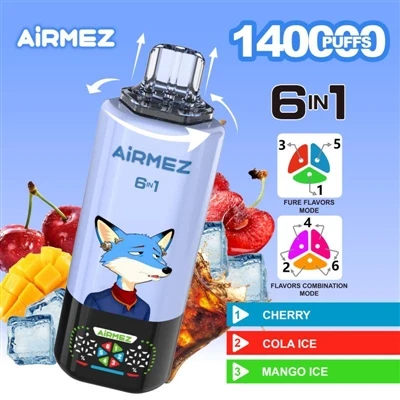 Airmez 6-in-1 140000: iš naujo apibrėžti vienkartinių elektroninių cigarečių ...