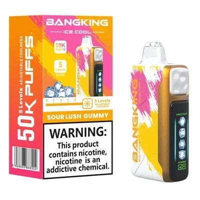 BANGKING ICE COOL 60K didelės{1}}talpos vienkartinis įkraunamas reguliuojamas...