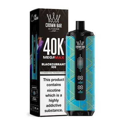 AL Fakher Crown Bar MegaMax 40K – geriausias pasirinkimas didelės-talpos vien...