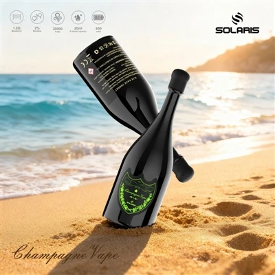 SOLARIS Champagne 30000 Puffs 30K E-cigaretė: kai didelis išpūtimų skaičius a...