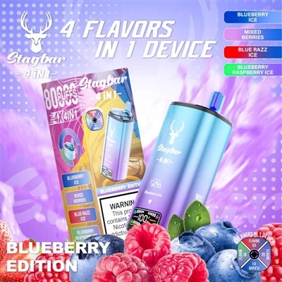 „Hotsellvape“ didmeninės prekybos kanalas: „Stag Bar“ 4 colių 1 80000 „Puffs“...