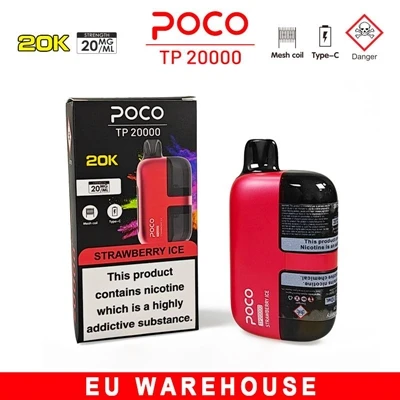 POCO 20000: vienkartinė e-cigaretė, išlaikanti pusiausvyrą tarp ilgaamžiškumo...