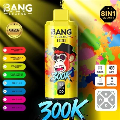 „Bang Legend 300K“: naujos elektroninių cigarečių eros etalonas