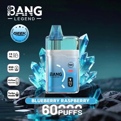 BANG LEGEND 60000: nauja legenda apie jūsų elektroninių cigarečių gyvenimą