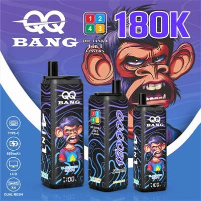 QQ BANG 4in1 180K – vienas įrenginys, keturi skoniai, užtikrinantys, kad kiek...