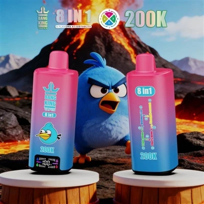 BANG KING VAPEN 8IN1 200K: madinga elektroninių cigarečių revoliucija jaunimui