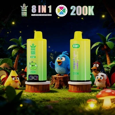 BANG KING VAPEN 8IN1 200000: madinga nauja elektroninių cigarečių patirtis ja...