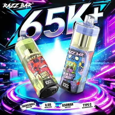 „Razz Bar 65K+“: cigaretė, priverčianti pamiršti apie e-cigarečių keitimą.
