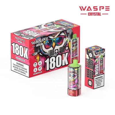 Waspe Crystal 8-in-1 180 000 Puffs Vape: puikus „daugia-sistemų integravimo e...
