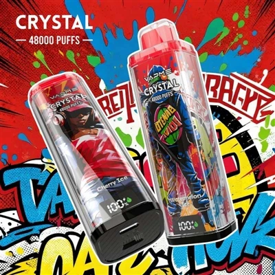 VAPME CRYSTAL 48000: didelės talpos{1}}vienkartinė e{2}cigaretė, tikrai tinka...