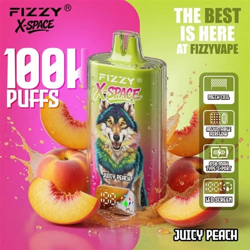 Fizzy X Space 100K: didelės talpos{1}}vienkartinių garų tendencijų stebėjimai