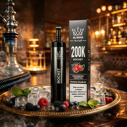 „Al Waha Shisha 250K Puffs“: didelės-talpos, Shisha-stiliaus E-cigarečių kūri...