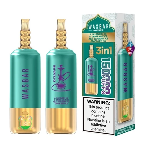 WASBAR DTL 3-in-1 150K: iš naujo apibrėžiant High{3}}Puff-Count Shisha Style ...