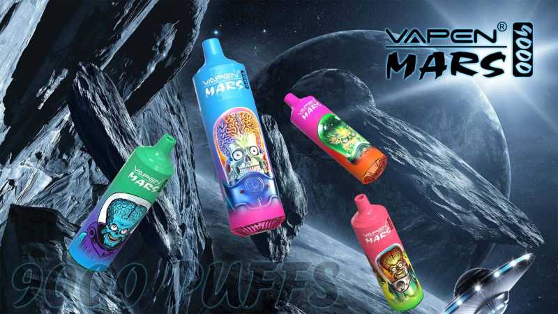 VAPEN-MARS-9000-Puff-Disposable-Vape-RANDM-Tornado-9K-Bottom-RGB-Light-Best-Flavors-Ack-Ack-Vapor-Mesh-Coil