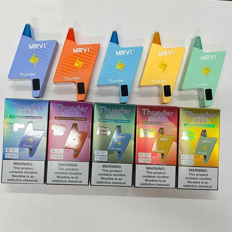 EU-Warehouse-Mrvi-Thunder-11000-Puffs-11K-Device-Disposable-Vape-Pen-19ml-Pod-Prefilled-cartridge-Wholesale-I-Vape