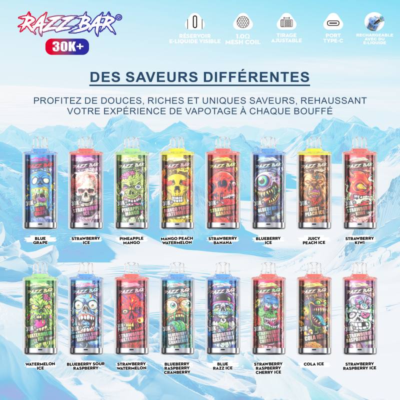 Flavor Razz bar 30000