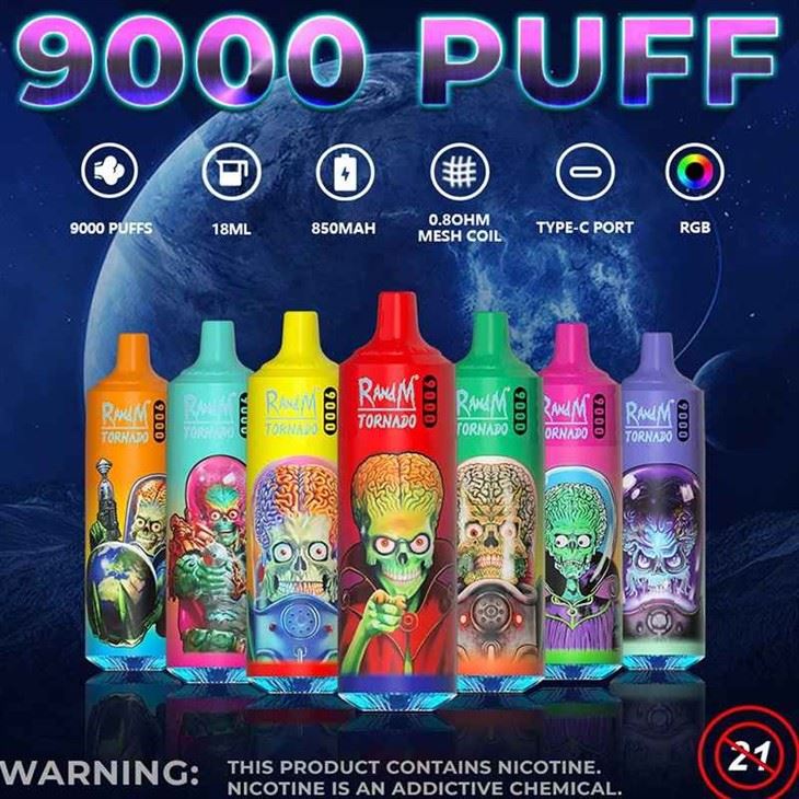 Randm Tornado 9K Puffs Disposable Vape