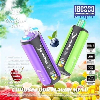 StagBar 6in{1}}K Puffs