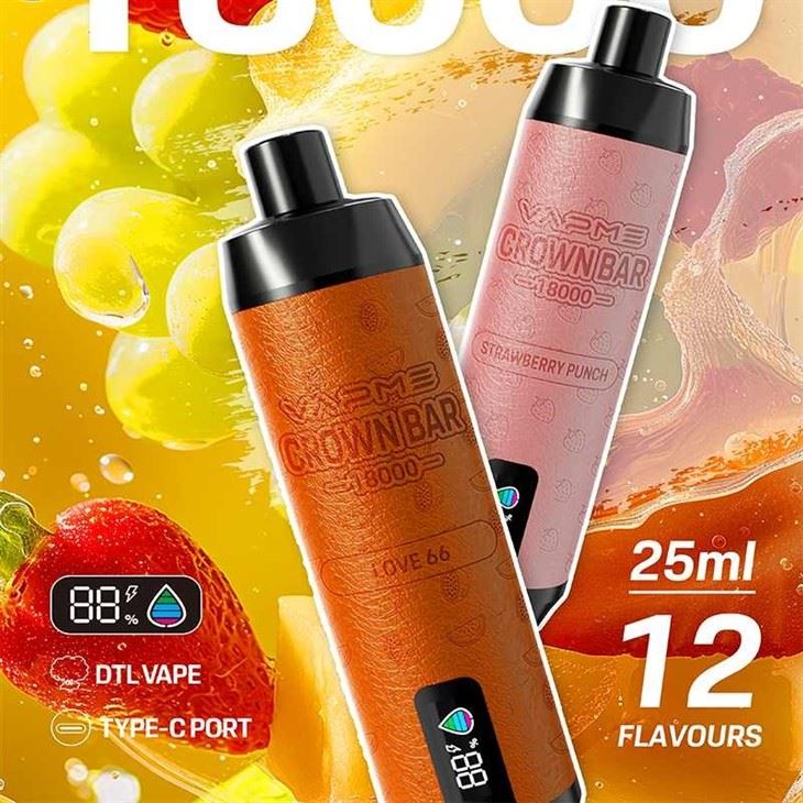 VAPME CROWN BAR 18000 puffs vape VAPME CROWN BAR 18000 puffs vape