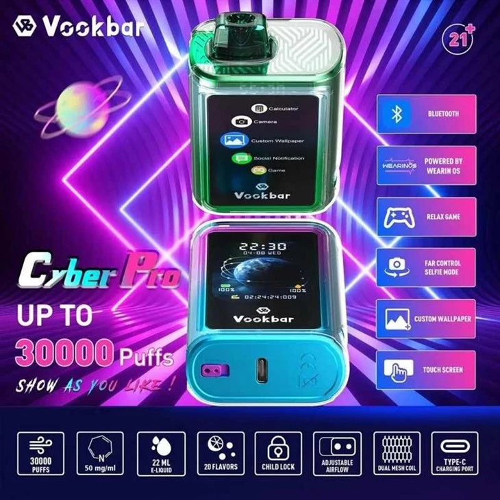 USA-Vape-Vookbar-Cyber-PRO-30000-Puffs-Wholesale-Electronic-Cigarette-Disposable-Vape_Vookbar CyberPro 30000 2